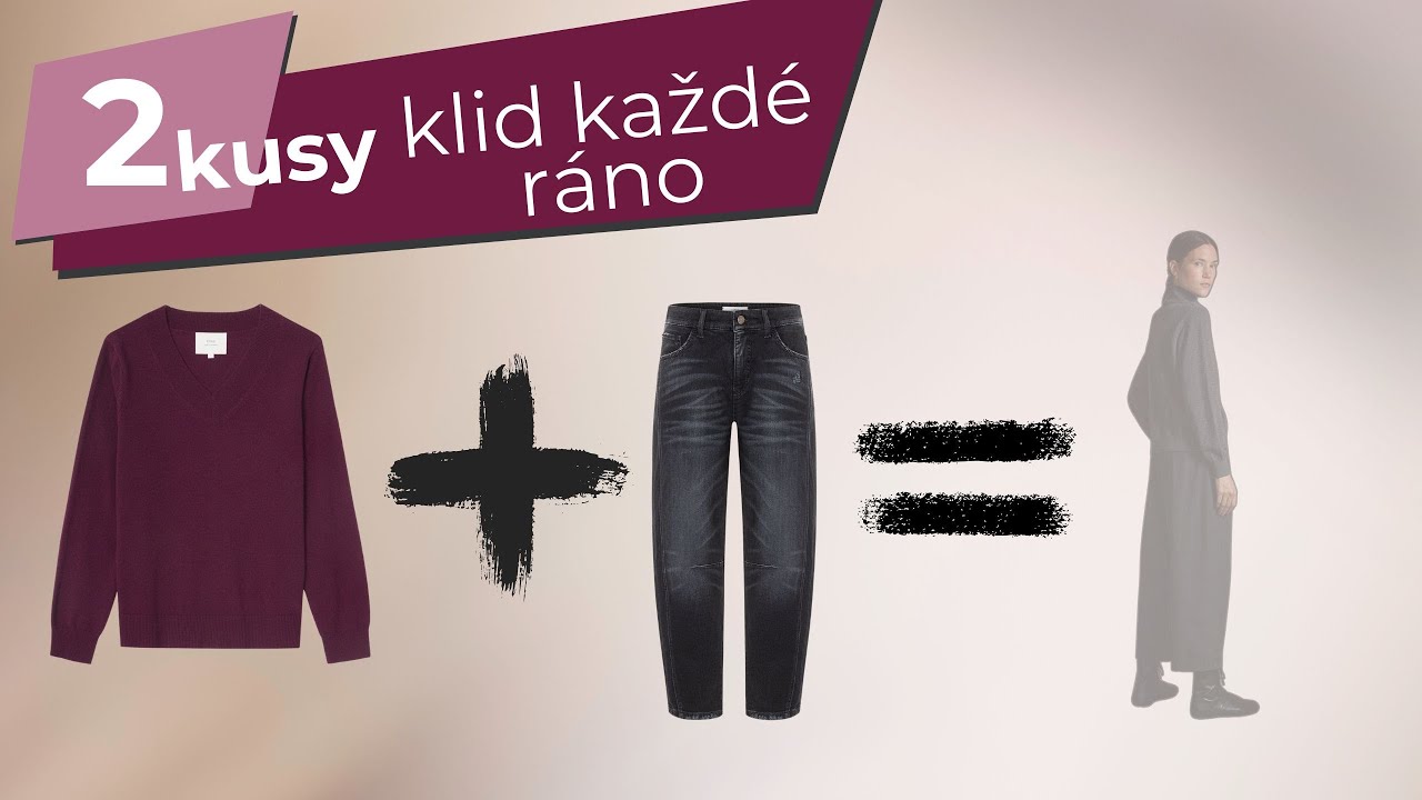Jak si ulehčit oblékání: 2 kusy, které fungují