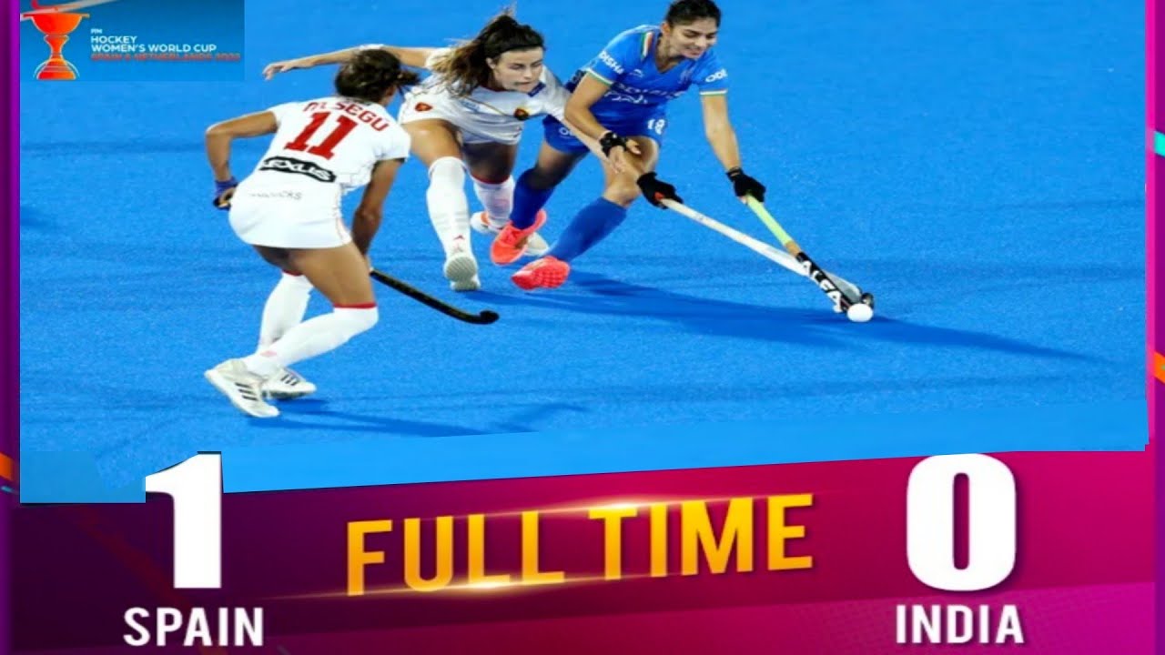 india vs Spain women's hockey world cup 2022 crossover match india vs
