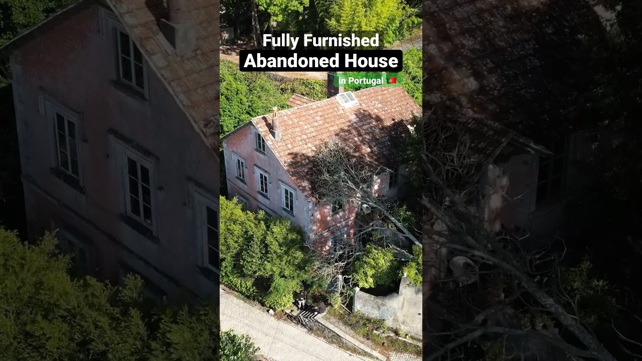 How is this possible?? 😨 They left EVERYTHING inside this mansion!! #shorts