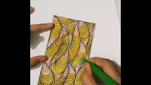 Zentangle Doodle|Doodle for Beginners|Draw with me| Line Art #drawing #doodling #painting #creative