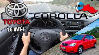 2004 Toyota Corolla 1.6 VVT-i (81kW) POV 4K [Test Drive Hero] #72 ACCELERATION, ELASTICITY & DYNAMIC