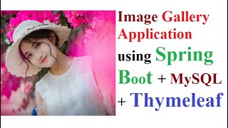 Image gallery Application using Spring Boot and MySQL screenshot 1