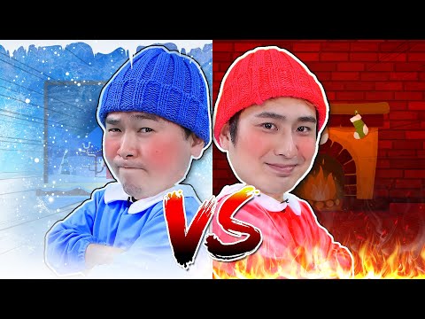 <strong>Hot</strong> vs <strong>Cold</strong> Challenge with friend ㅣ럭키강이 LuckyKangi