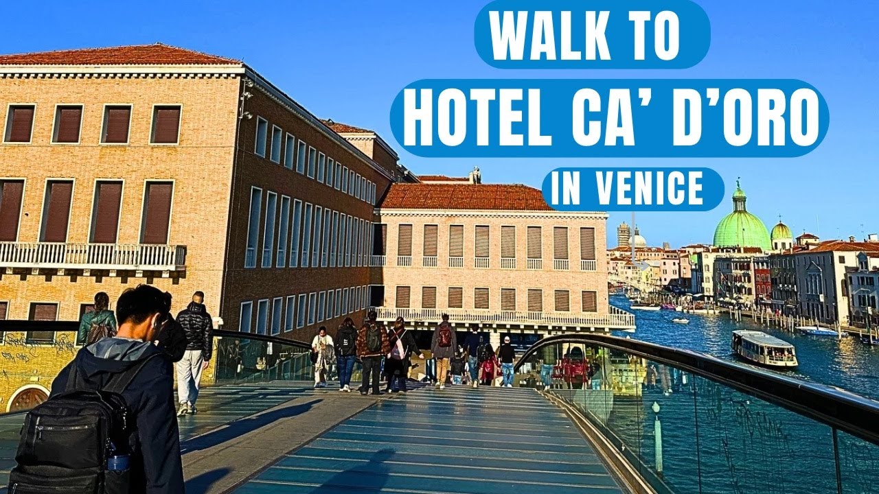 To Hotel Ca’ D’oro on foot from Venice bus station(Piazzale Roma)