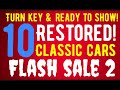 These classic cars are cool  flash sale ten restored classic cars showcased in ten minutes for sale
