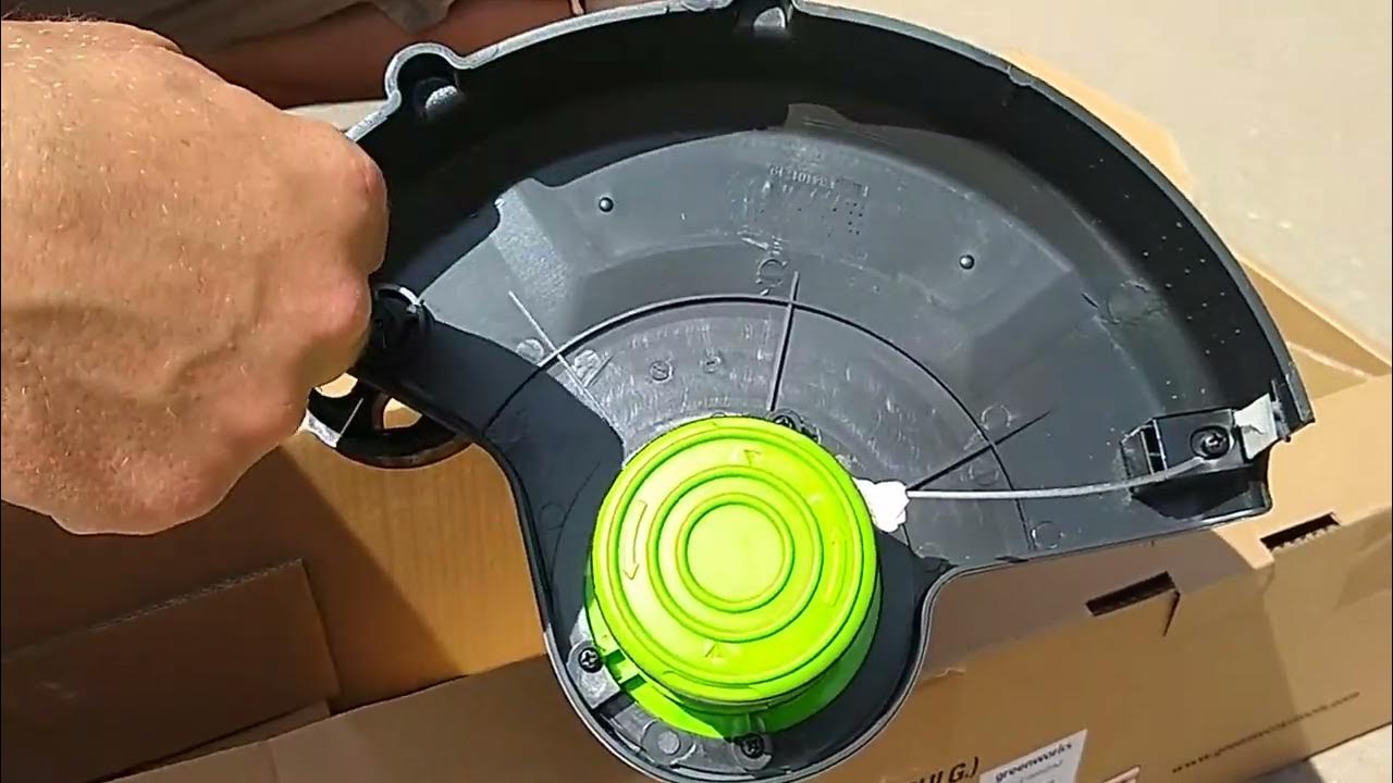Unbox & Assembly Greenworks 24V 12in Cordless Trimmer YouTube