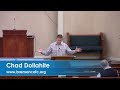 Chad Dollahite - 11/01/23 - Wed. Bible Study - Hebrews 3:1-8