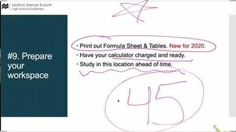 2020-AP Stat Exam Tips