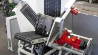 Foam Rubber bale weighing 400KG being shred by Evashred Panther.wmv