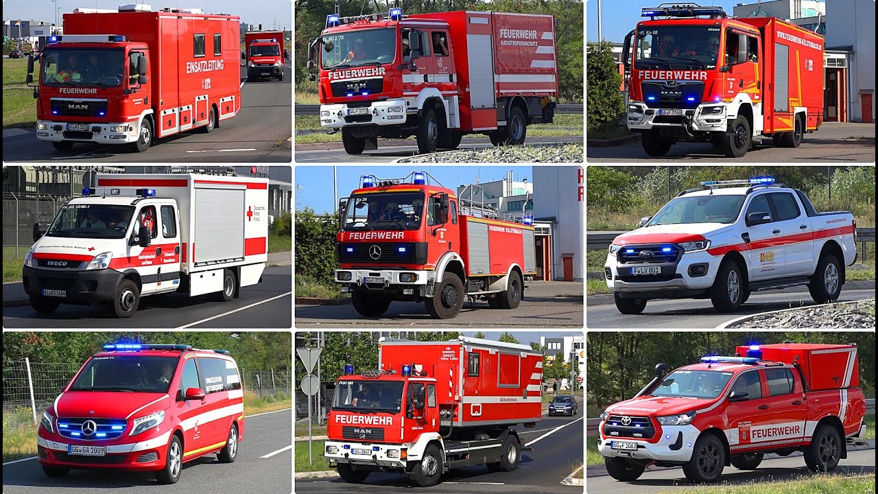 [Gefahrgutunfall am Fraport 🚒🔥] ● KatS-Übung unter Flugzeugen 🛬 ● Großeinsatz in Kelsterbach 🚨⚠️