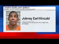 Man arrested in burglary of Scott County church