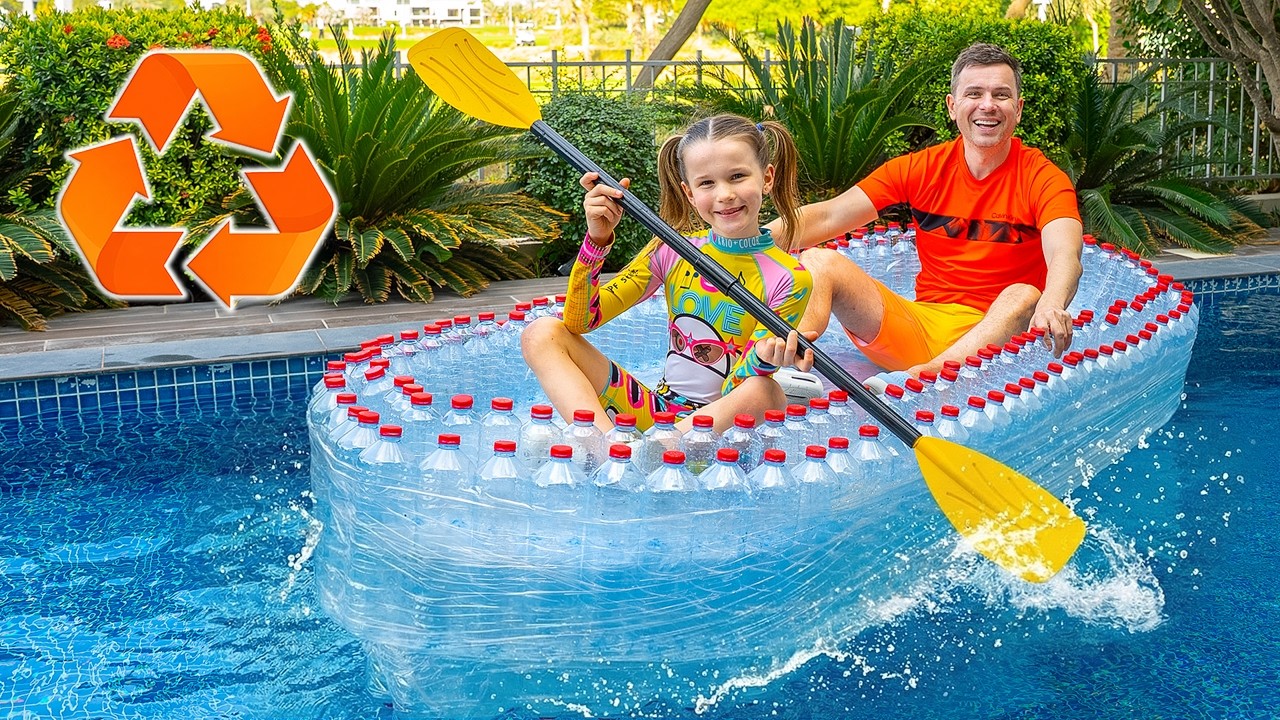 Kinder lernen spielend Recycling | Fantastische Spielzeug Creationen 🎉