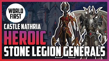 WORLD FIRST (?) HEROIC STONE LEGION GENERALS | Castle Nathria Shadowlands