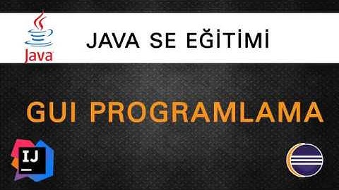 Java Swing - JLabel JButon JTextField Ekleme