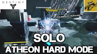 SOLO Atheon Hard Mode and Getting the Mythoclast! | Destiny PS4 Vault of Glass | (1080p/60FPS)[HD]