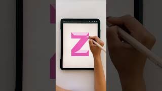 Let’s make a chiseled letter Z in procreate! screenshot 5