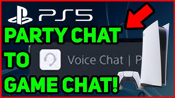 PS5 HOW TO SWITCH FROM PARTY CHAT TO GAME CHAT EASY NEW!