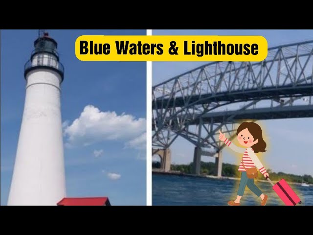 US to Canada Bridge - USA Tamil Vlog - Fort Gratiot Light House & Bridge - அமெரிக்க கனடா பாலம் | Food Tamil - Samayal & Vlogs