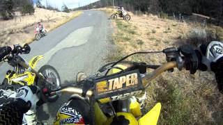 Blowing Up a 2 Stroke Dirtbike
