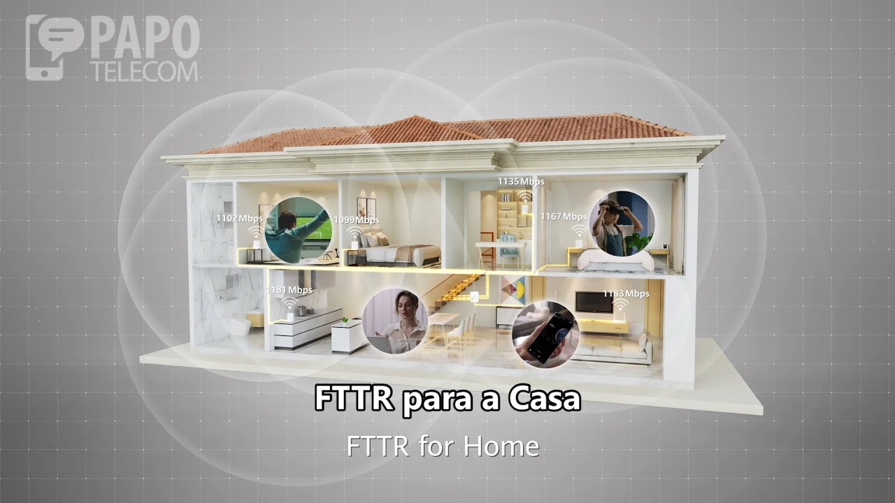 Fibra em todos os Quartos (WiFi na casa Toda) FTTR Oi Huawei - YouTube