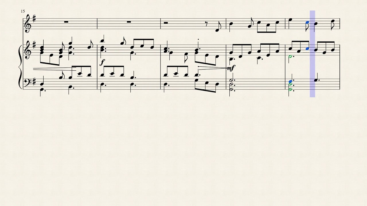 "Christbaum" from "Weihnachtslieder" (Op. 8 No. 1) for Oboe & Piano