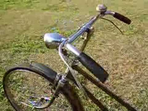 ① 昭和 レトロ自転車 宮田実用車 - YouTube