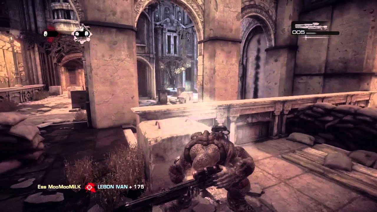 Gears of War Ultimate Edition 1v8 Clutch on Canals Ess MooMooMiLK