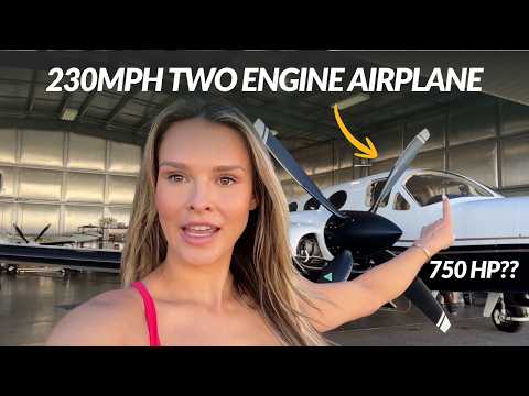 I Flew a 230 MPH Twin Engine Airplane