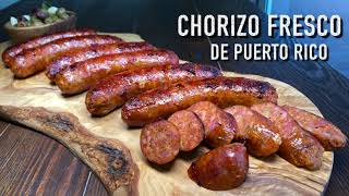 Chorizo Fresco de Puerto Rico | Cocina Con Fujita