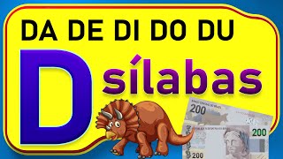 DA DE DI DO DU | Aprendendo as sílabas do d com figuras e frases fáceis tudo de maneira divertida DA DE DI DO DU | Aprendendo as sílabas do d com figuras e frases fáceis tudo de maneira divertida