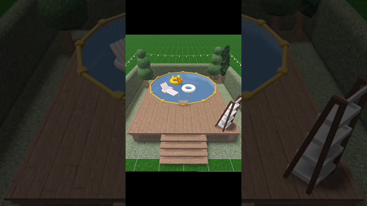 ⭐️backyard pool⭐️| speed build bloxburg