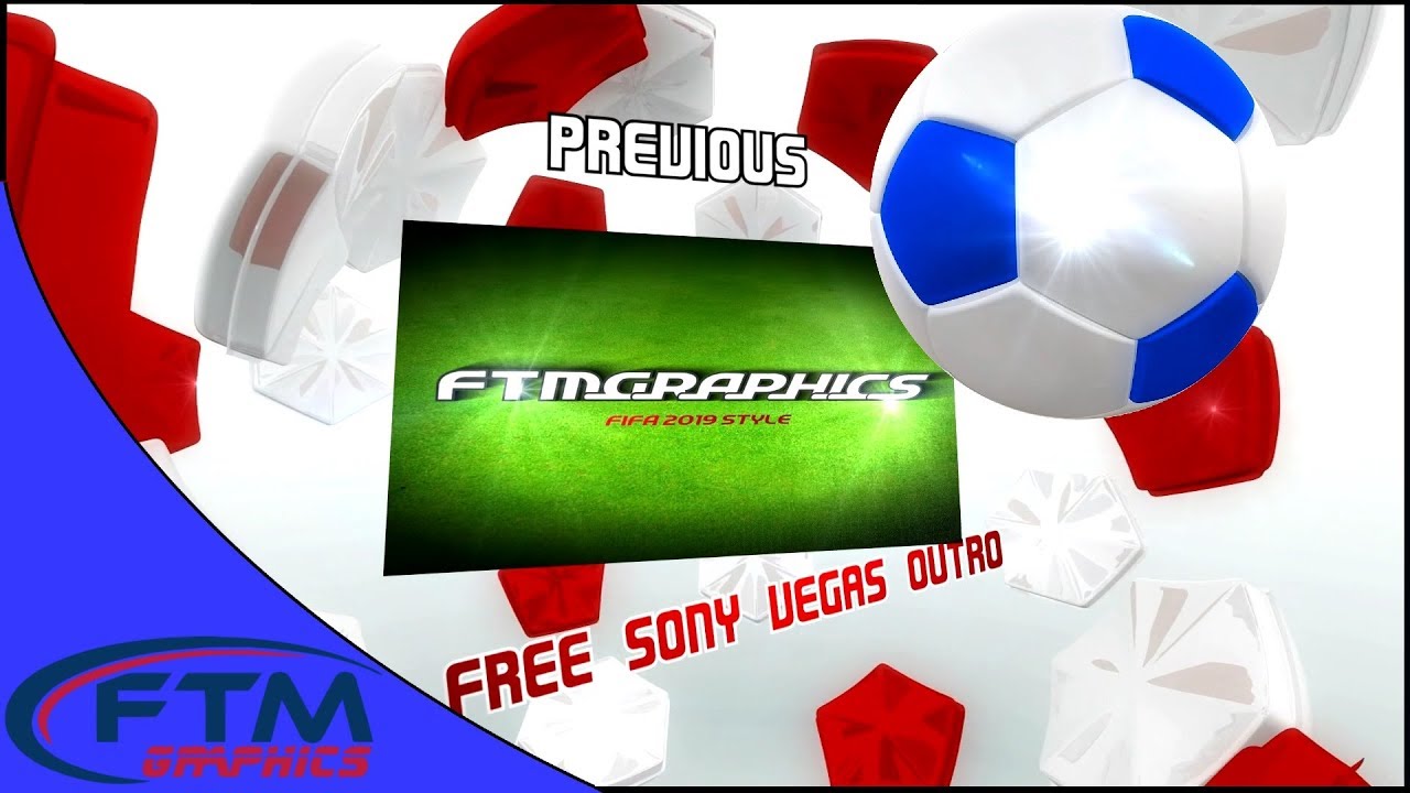 FootBall  Soccer -  Free Outro Template Sony Vegas