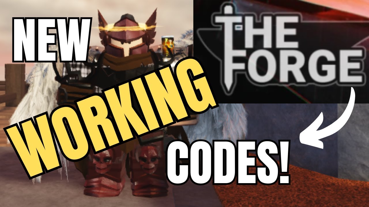 NEW CODES!!! The Forge Roblox - YouTube