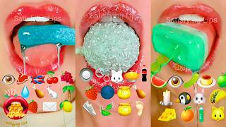 Satisfying ASMR Eating Emoji Food Compilation Mukbang screenshot 2