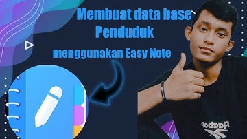 CARA MEMBUAT APLIKASI DATA BASE PENDUDUK DESA GRATIS DAN MUDAH DENGAN MENGGUNAKAN APLIKASI EASY NOTE