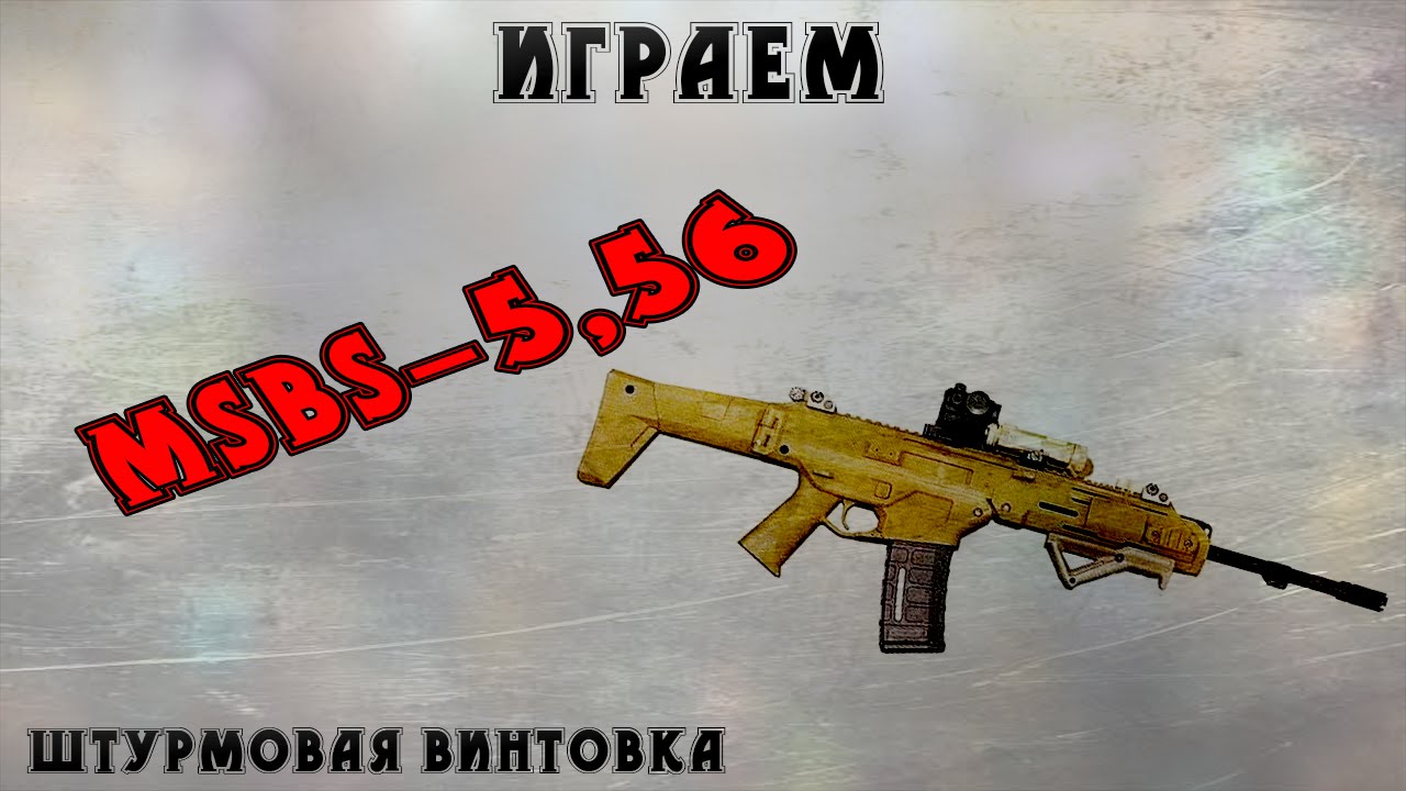 CFgid - Играем с штурмовой винтовкой MSBS-5,56