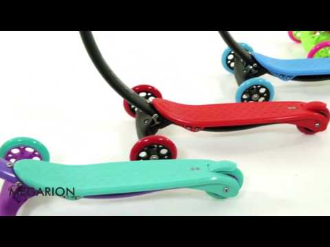 Трехколесный самокат с изогнутой ручкой Zycom Cruz С100, колёса 120 и 80 мм - 1