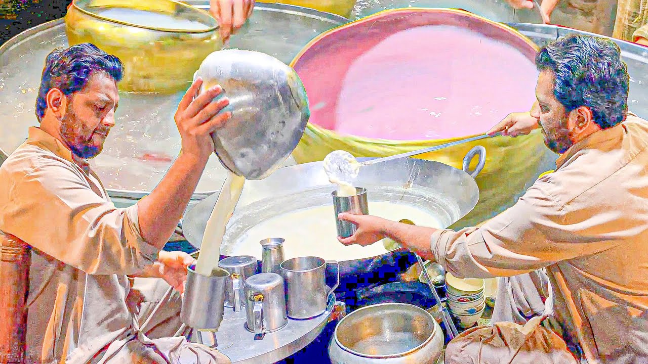 Refreshing DOODH SODA | Crushed Ice Summer Drink | NEVER SEEN BEFORE Street Food LAHORE PAKISTAN