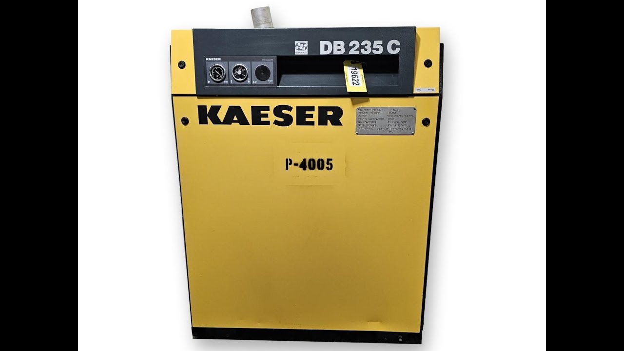 Used 25HP Kaeser Omega Plus DB235C Rotary Lobe Vacuum Blower Package