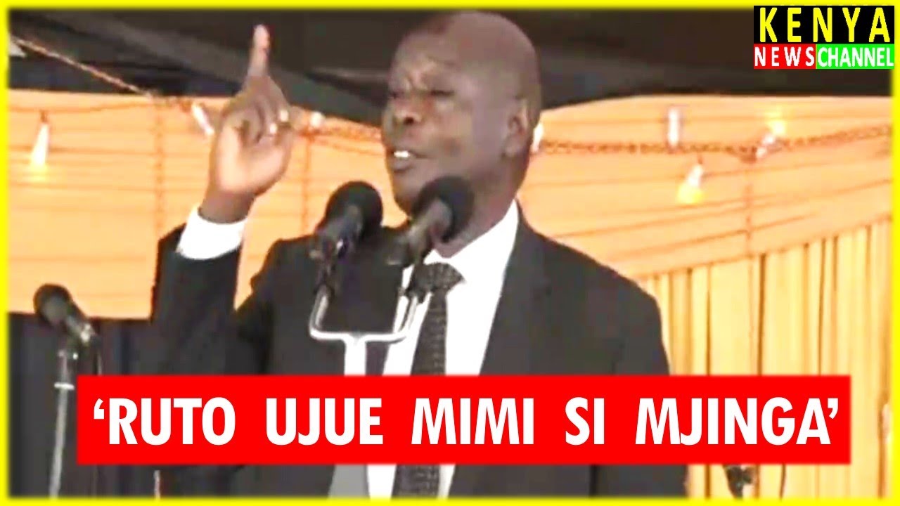 Gachagua FUNNY speech today in Machakos with Kalonzo - Listen what he told Ruto