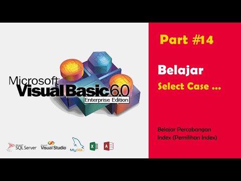 Part 14_Belajar Select Case || Belajar visual basic 6.0 || VB6