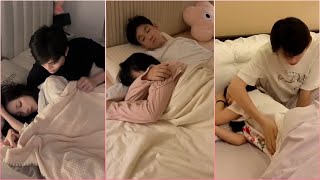 Couple At Night Sleeping Routine 🫶❤️‍🔥|27