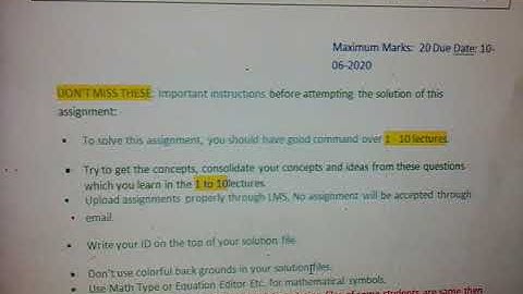 MTH 621 assignment 1 Spring 2020/ 100% complete solutin