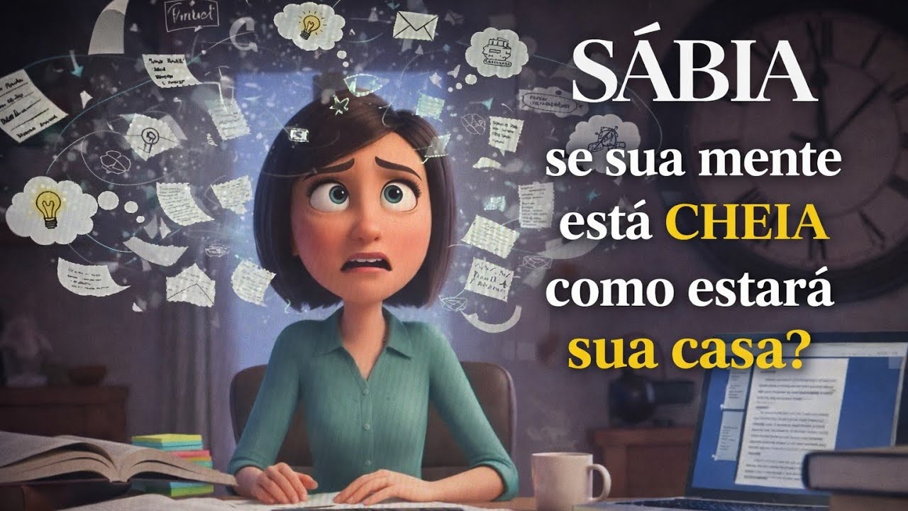Quando a mente está cheia, a casa não acompanha