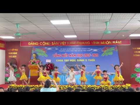 Múa Mưa mùa hè - Khối Mẫu giáo bé