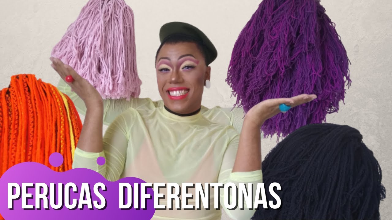 MEU ESTILO DRAG | Contei tudo sobre minha coleção de perucas de lã e barbante
