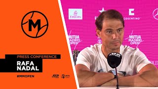 Rueda de prensa con Rafa Nadal \/\/ MUTUA MADRID OPEN 2024