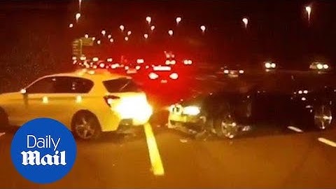 High-speed overtake attempted on one of the UK