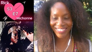 Twd Season 3 Episode 7 Rick Carries Michonne Into The Prison & They Size Each Other Up.