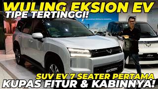 WULING EKSION EV EX 2026! Indonesia's First 7-Seater EV SUV: Features & Cabin, 530-KM Range